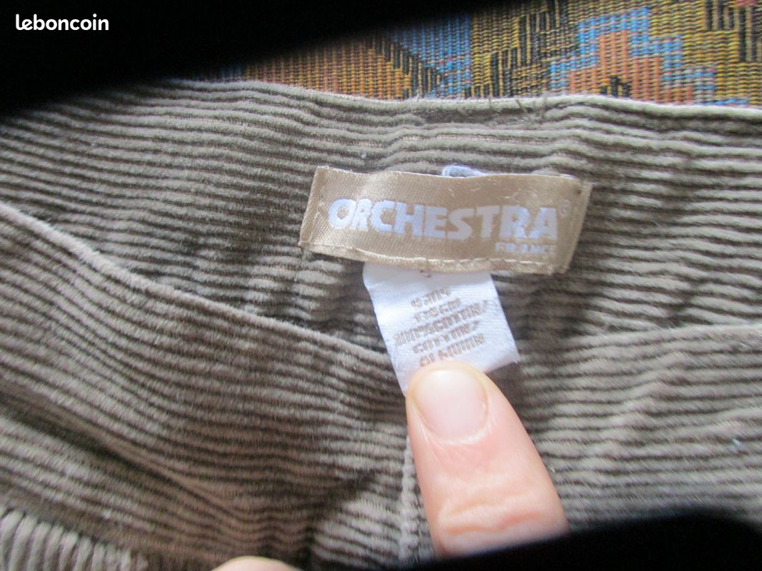 Pantalon beige 9 ans orchestra (image 2)