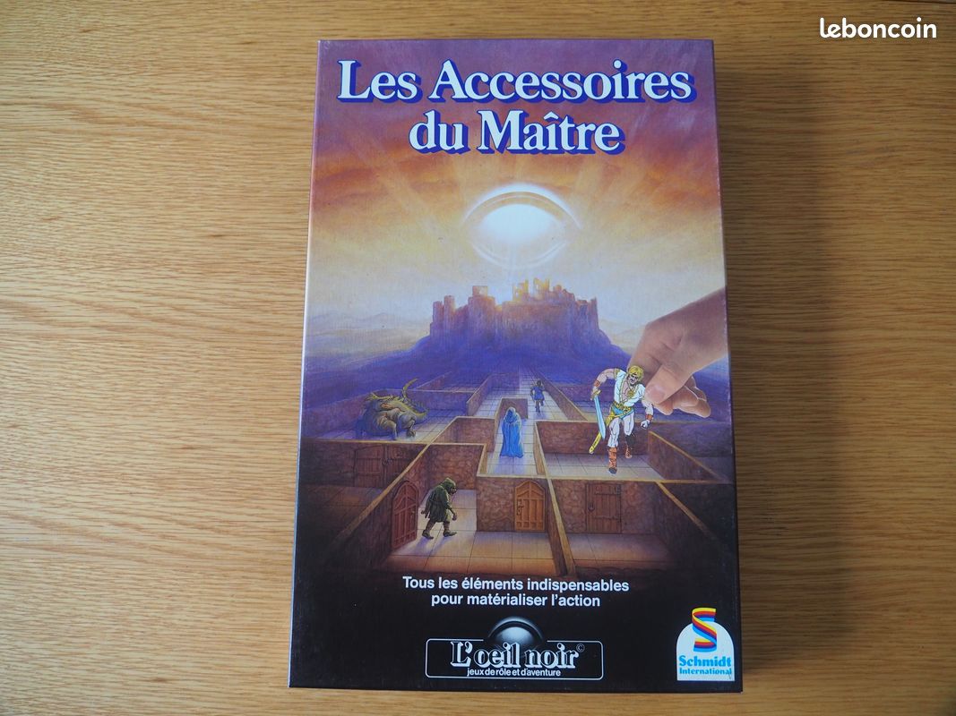 L'œil noir 2 boîtes vintage incomplètes de 1984 - Jeux & Jouets