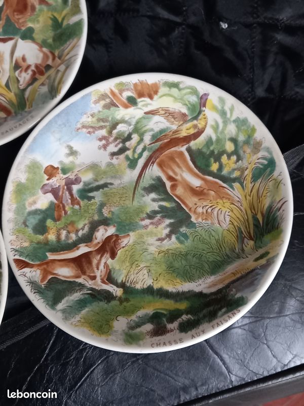 3 assiettes SARREGUEMINES (image 2)