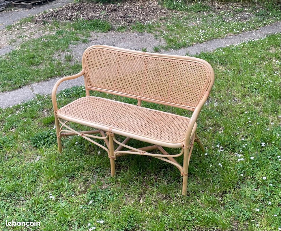 Banquette rotin cannage Broste Copenhagen (image 1)
