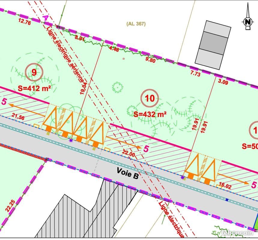 Terrain 432 m² Saint Augustin · à Saint-Augustin · 92 400 €
