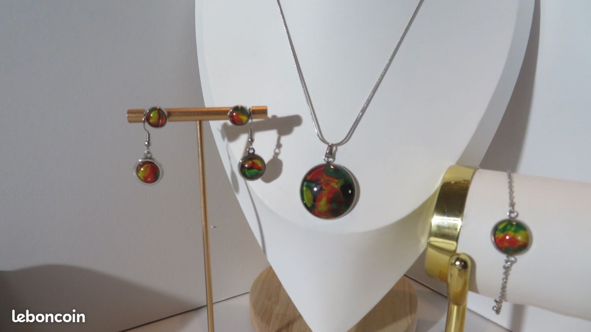 Collier, Bracelet, Boucles D'oreilles Halloween Steampunk