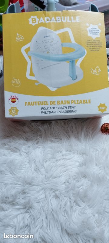 Fauteuil de bain pliable badabulle (image 3)
