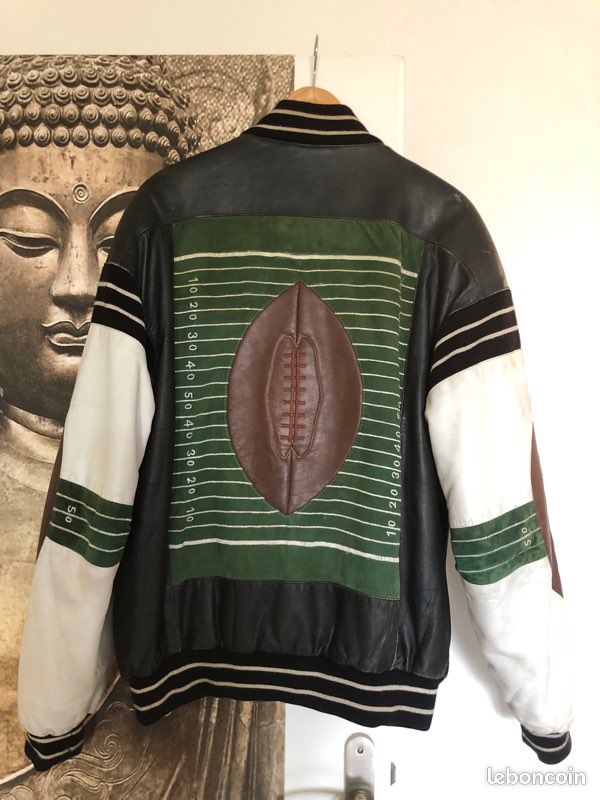 Veste en cuir pour fan de football américain Vêtements