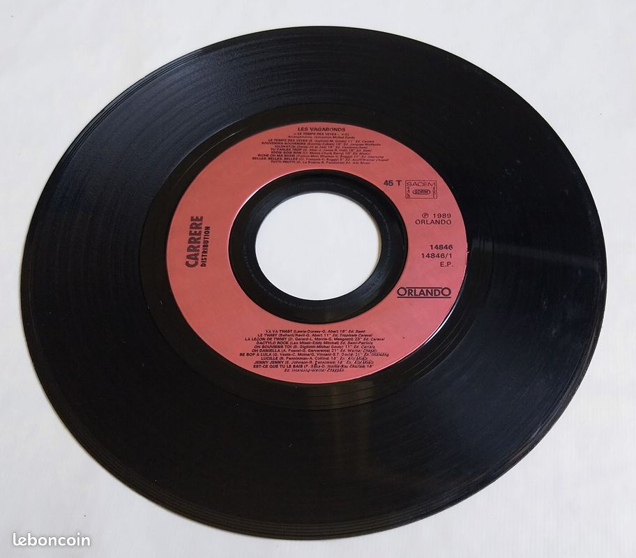Disque vinyle 45T Les Vagabonds – Le Temps Des Yéyés (image 3)