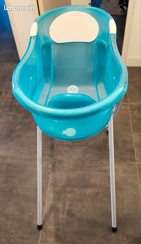 Baignoire avec transat intégré et pied support (image 3)