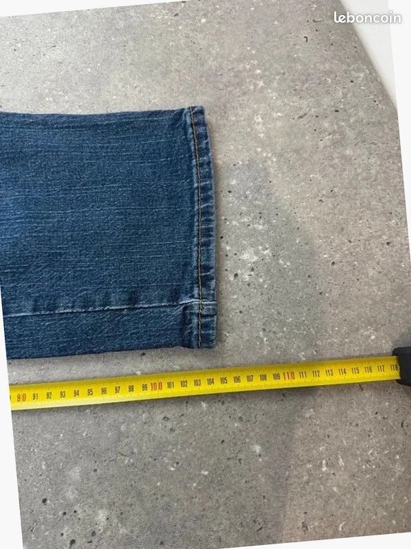 Jean levi’s bleu coupe droite baggy homme style vintage w38l30 (fr48) 559 (image 10)