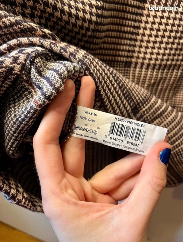 Jolie jupe à carreaux - Monoprix (image 4)