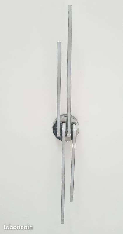 Grand Plafonnier Argent Led (image 2)
