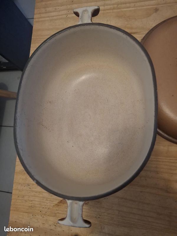 Cocotte Le Creuset Enzo Mari Gris Écailles - La Mama - Fonte Émaillée
