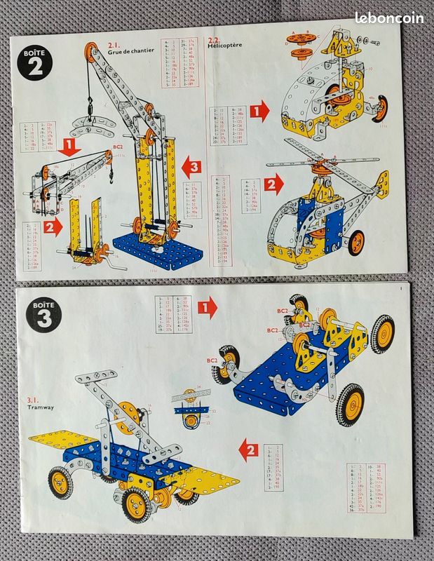 Boîte De Construction Mécanique Constructor - Modèle 000B - Vintage Métal