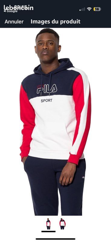 Fila Sweat Homme Capuche Sweat à Capuche Homme Fila 682858 Sweat