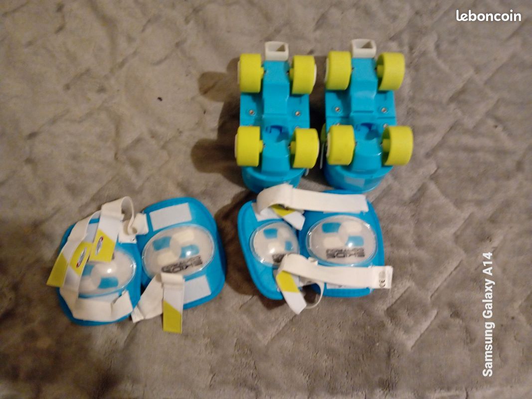 Patin à roulettes pour enfant avec coudiere etgenouillère (image 4)