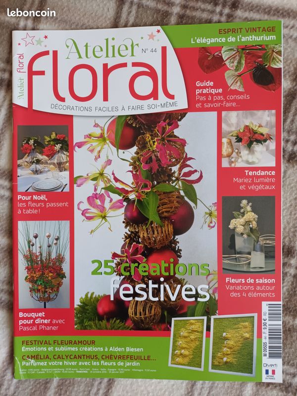 2017– Lot de 2 Magazines Atelier Floral (image 2)