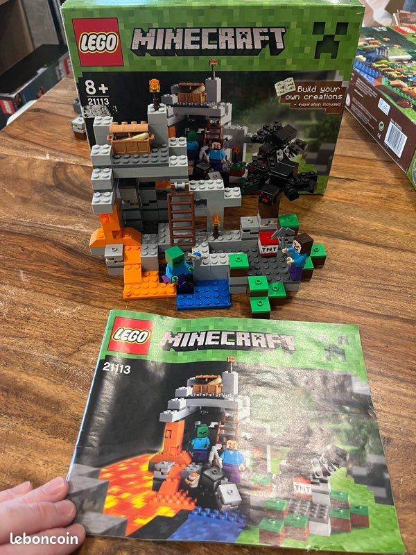 Lego minecraft 21113 complet avec boite et notice Jeux Jouets