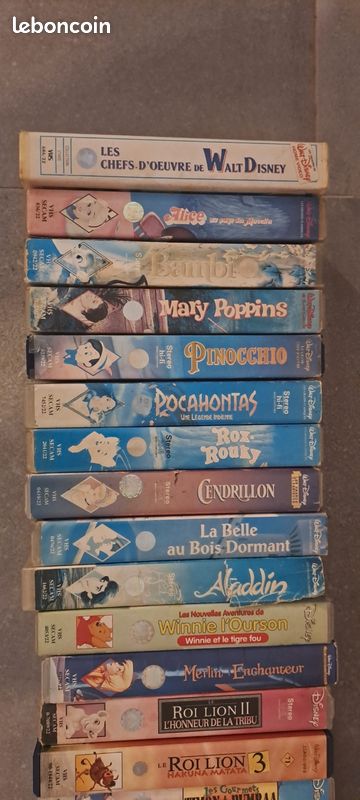 Lot Walt disney vhs (image 17)