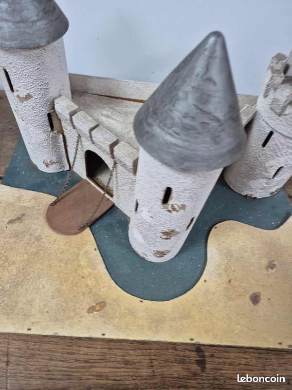 BOÎTE CHÂTEAU FORT Bayard Ougen Soldats Moyen Âge Starlux Figurines 1