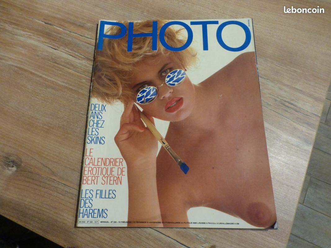 Magazine PHOTO n° 220 janvier 1986 calendrier érotique STERN (image 1)