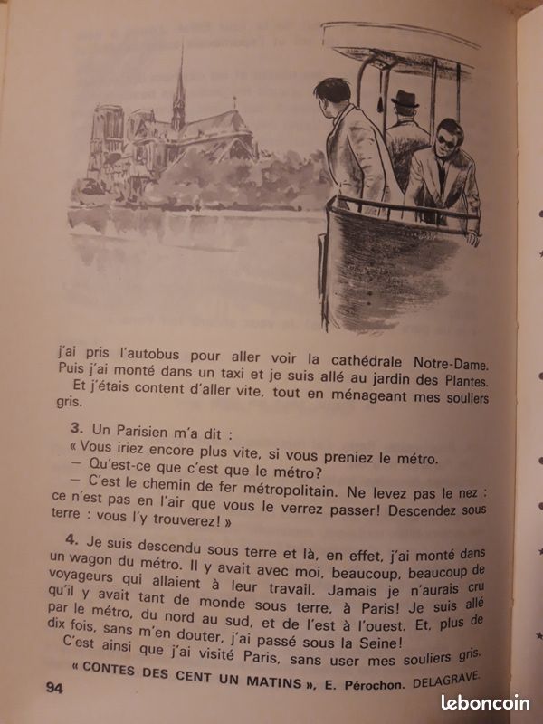 Manuel scolaire lecture grammaire CE1 et2 1970 (image 4)