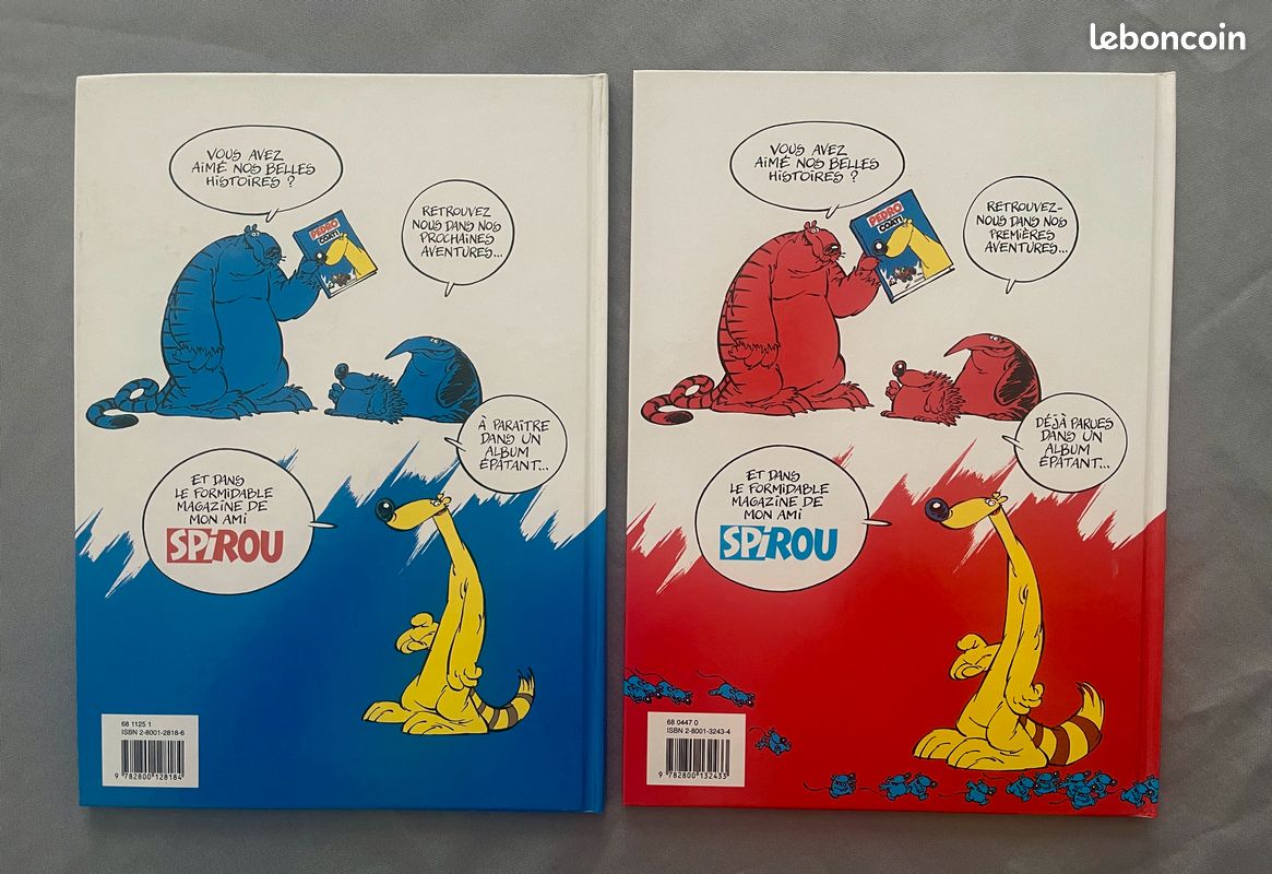 Gaudelette - Larcenet : lot EO Pedro le Coati - tome 1 et 2 - neuf (image 2)