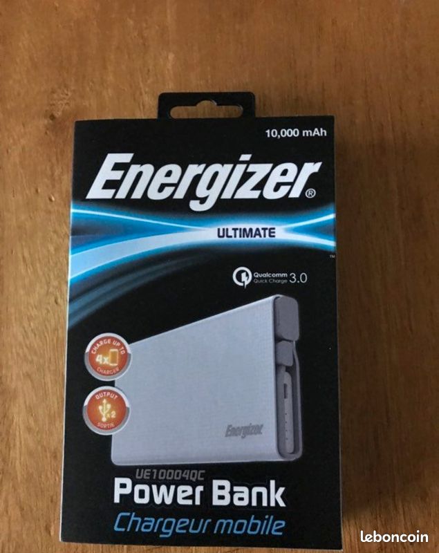 Power bank Energizer 10.000 mAh Qualcomm 3.0 (image 1)
