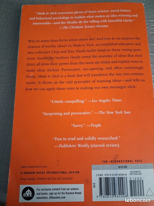 Livre Made to stick (image 3)