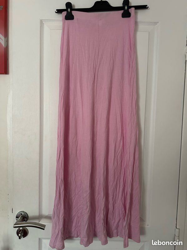 Jupe longue rose Monki (image 3)