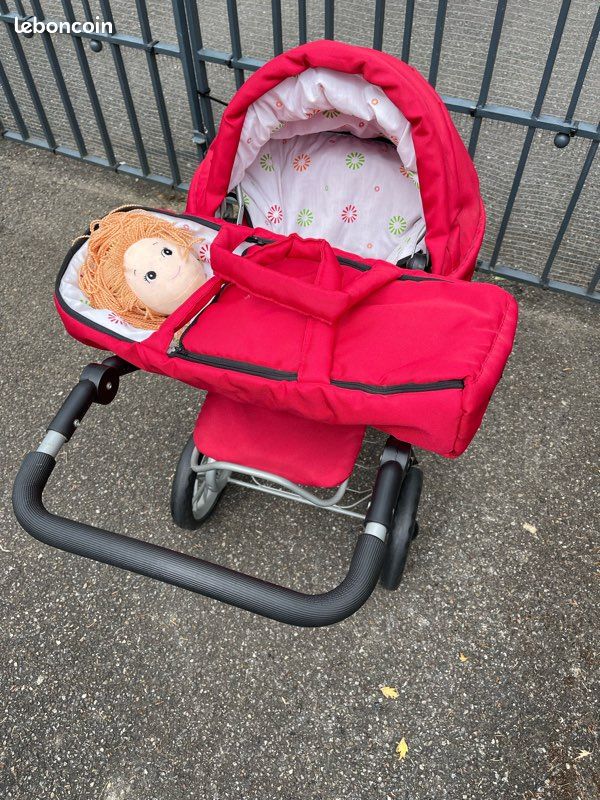 Poussette Landau pour Poupée Smarty, Panier Intégré, Poupées Jusqu'À 46 cm Poussette Landau pour Poupée Smarty, Panier Intégré, Poupées Jusqu'À 46 cm
