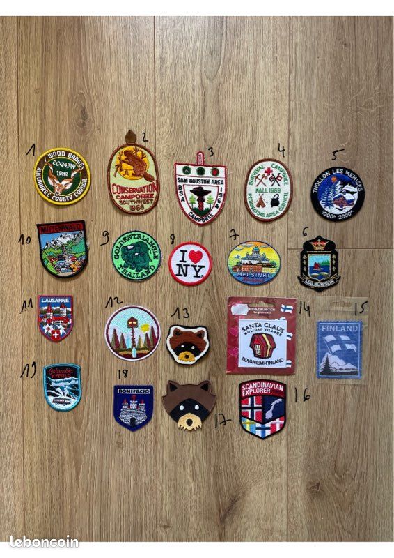 Patch ecusson scout voyage vintage - Collection