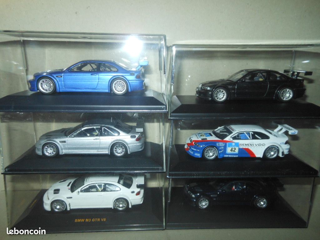 Miniature Minichamps 1/43 – BMW M3 E46 Cabriolet Rouge (sans Boîte)