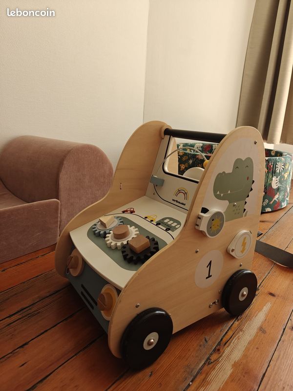 Trotteur VERTBAUDET bois voiture (image 1)