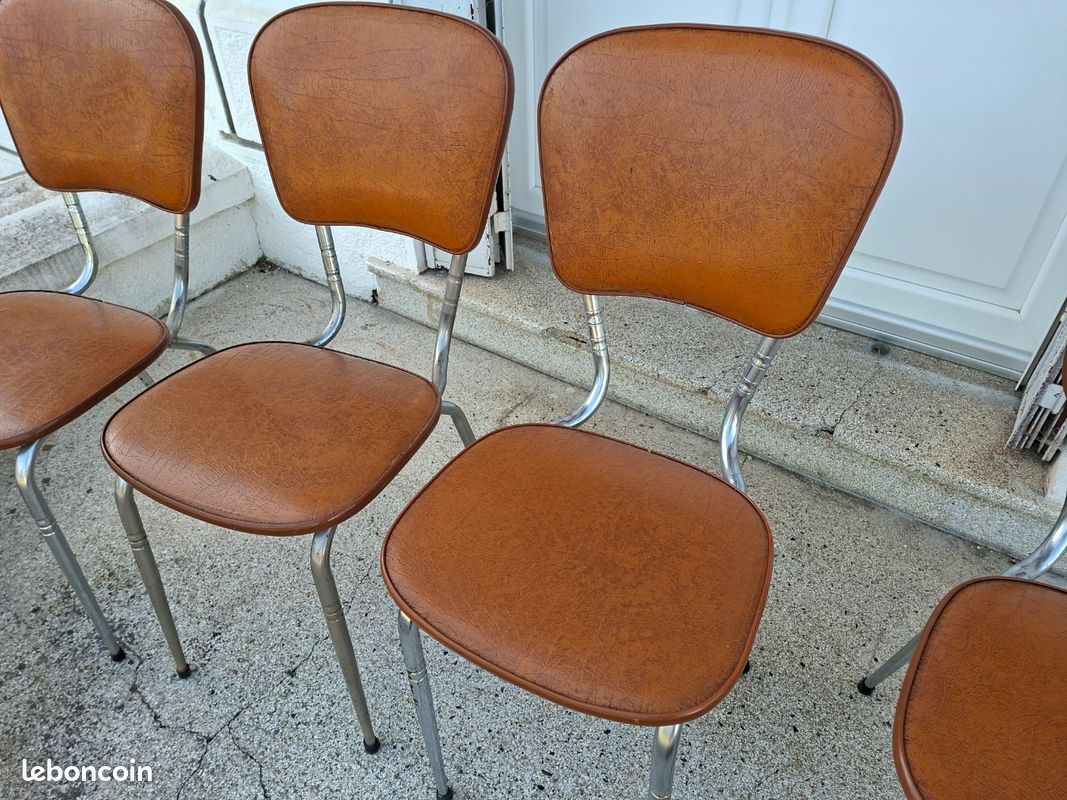 4 chaises vintages (image 4)