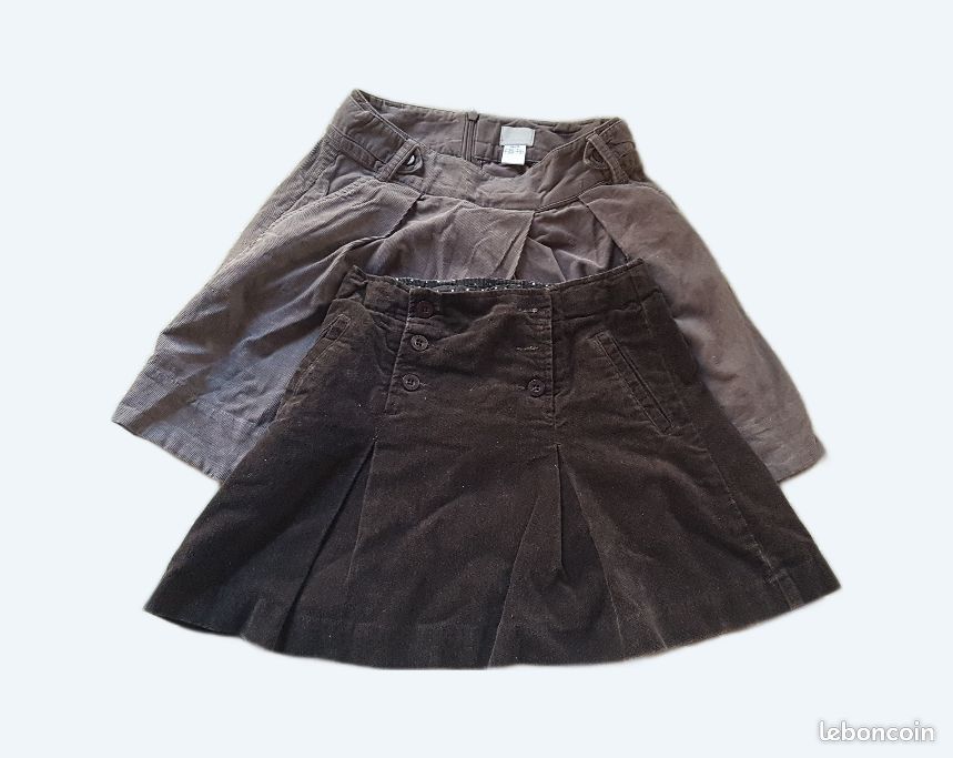 Lot de 2 jupes 7ans Cyrillus (image 1)