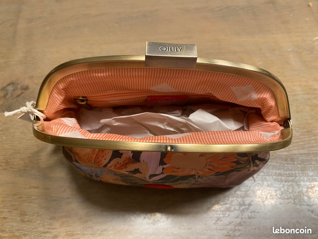 Oilily Trousse de Toilette Casey Cosmetic Bag Sits Icon Blue Beige