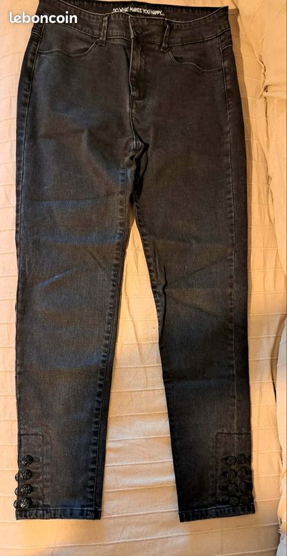 Jeans NafNaf noir 40 (image 1)