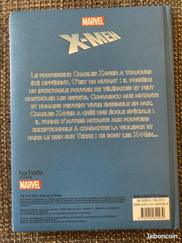 Livre enfant x-Men (image 2)