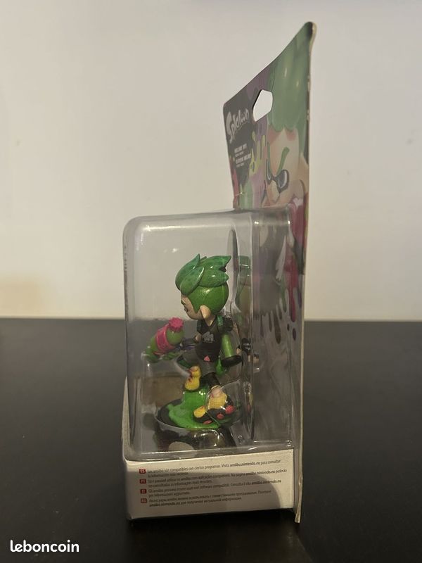 Figurine Amiibo Fille Inkling Vert Clair - Jeux vidéo - Achat & prix