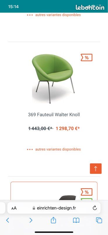 Fauteuils Walter knoll (image 2)