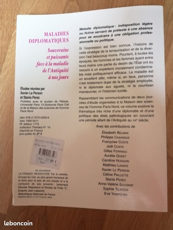 Maladies diplomatiques , Xavier Le Person et Stanis Perez (image 2)