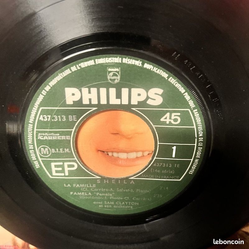 Sheila - La Famille - Vinyl 45 t (image 3)