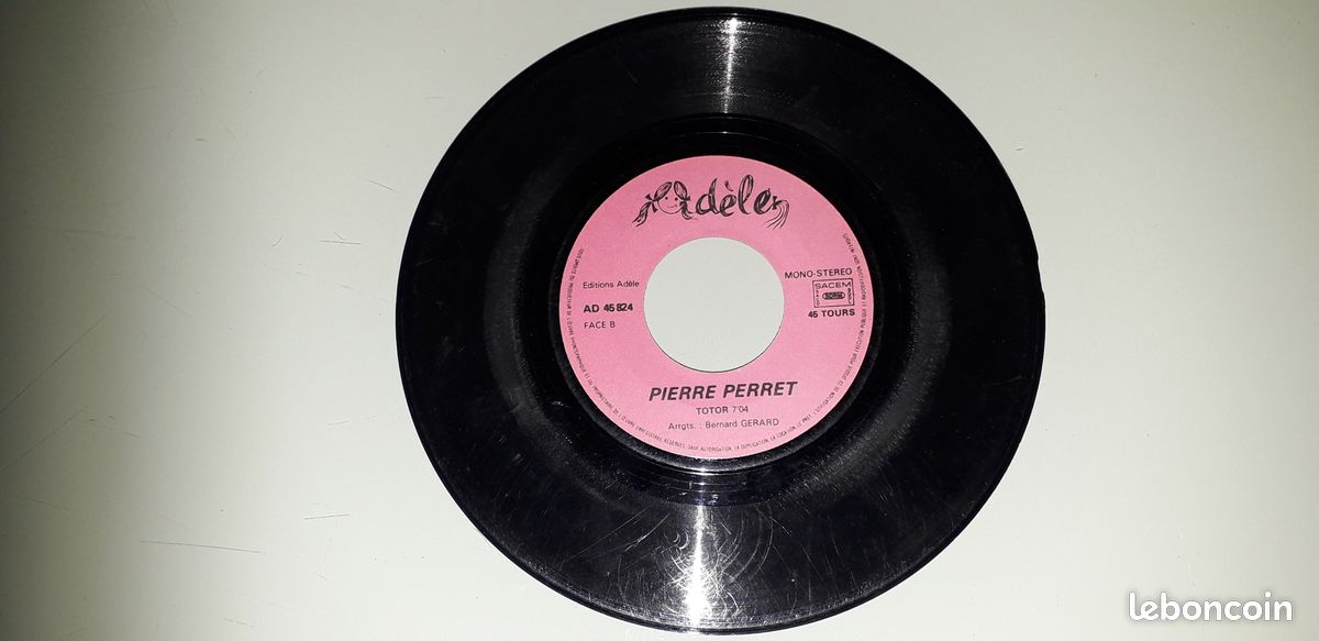 45T Pierre Perret - Vaisselle Cassée (image 3)