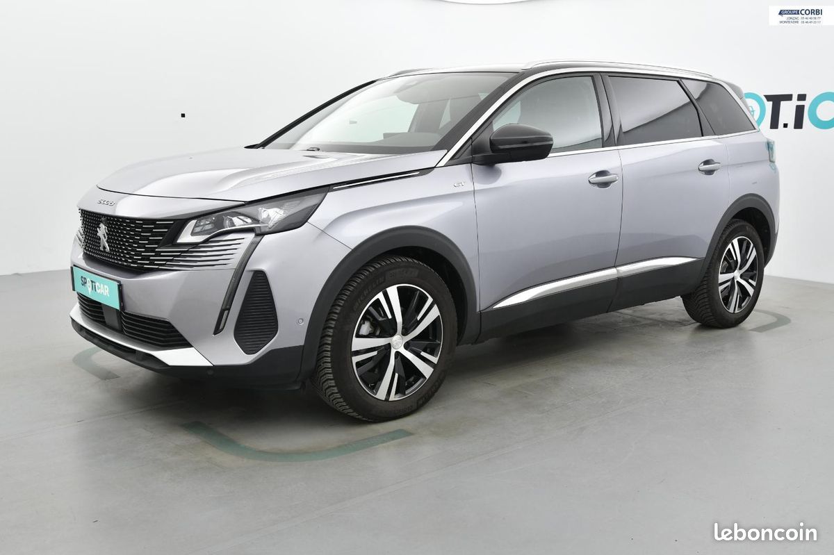 PEUGEOT 5008 BlueHDi 180ch EAT8 GT CUIR/HAYON ELEC/CAM AV (image 1)