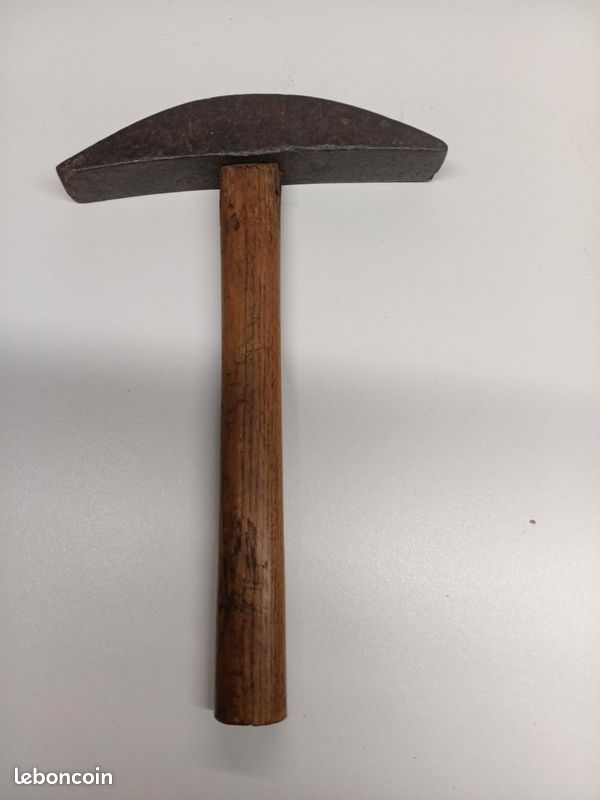 Marteau Taillant De Tailleur De Pierre Revollier - Outil Ancien Leborgne (N.15)