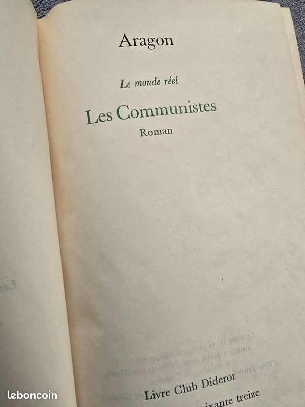 Les communistes par Aragon (image 2)