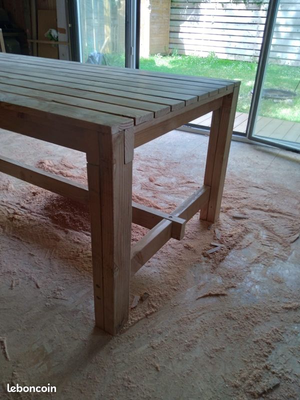 Table de ferme - jardin (image 8)