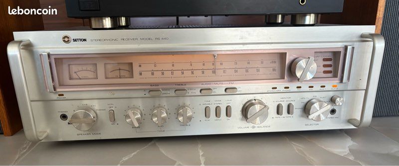AMPLIFICATEUR SETTON STEREOPHONIC AMPLIFIER AS 1100 / VINTAGE AMPLIFIER