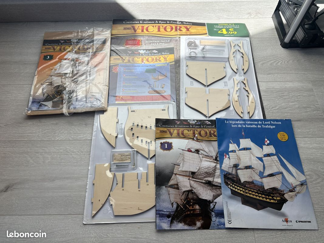 Maquette bateau bois HMS Victory Altaya (image 1)