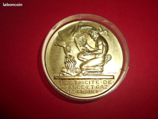 MÉDAILLE VIERGE SIGNÉE E.DROPSY