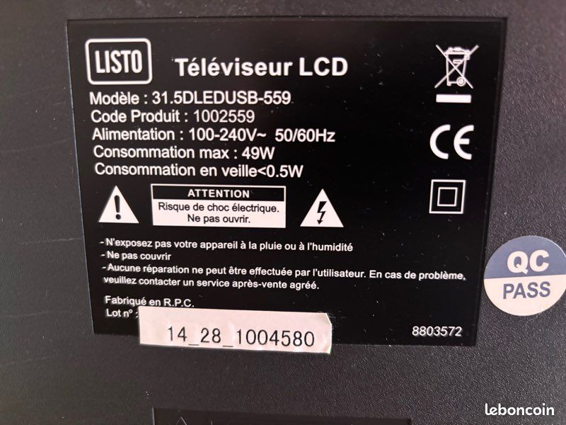 FEU ARRIÈRE GAUCHE pour TOYOTA YARIS VERSO 1.3 (NCP20 NCP22 ) R2024