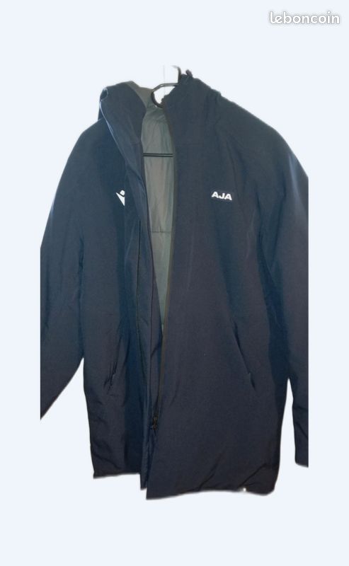 Veste AJ Auxerre Uhlsport Coupe-Vent Bleu Taille S – Entraînement Foot Vintage